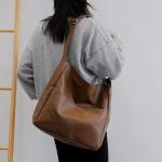 RYTEJFES Tas voor dames, blauw, zwart, modieus, grote handtas, schoudertas met veel vakken, schoudertas, handtassen, casual damestas voor kantoor, school, winkelen, reizen