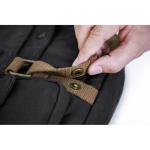 30624 Vintage Canvas Messenger Bag Heren Schoudertas, houtskool