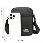 Mini Messenger Bag met ritssluiting, crossbody schoudertas, klein, waterdichte borsttas voor heren, anti-diefstal schoudertas, mobiele telefoon, crossbody tas, voor dagelijks gebru