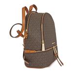 Michael Kors Rhea Zip rugzak voor dames, bruin, 12,7 x 31,8 x 24,1 centimeter