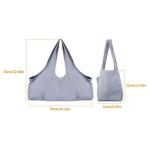 CHDWEY Umhängetaschen für Herren Reißverschluss Tanzkleid Schulter Seitentasche Yoga Matt Tasche Feste Lagerung Sling Sport Gym Große Kapazität Träger Fitness Yoga Matte Tasc