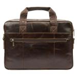NORDEE Arbeitstasche Herren 38 x 27 x 9 cm - Aktentasche Herren Leder - Stylische Dokumententasche A4 mit Verstellbarer Riemen - Verstellbarer Riemen - Laptoptasche