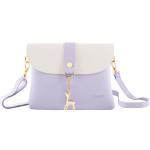 Handtas voor tienermeisjes, crossbody, leer, kleine portemonnee, PU-tas, cadeaus voor kinderen, meisjes, peuters, met strap, Taro Purple