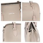 - Dames Bugatti Handtas Draagtas - Shopper Tote PU Leer Schoudertas - Veel Zakken Vakken Rits Crossbodytas - Vrouwen Meisje Tassen - Mode Stad Werk - Taupe Beige