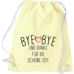 Shirtinstyle Gymtas, bye bye en dank voor de mooie tijd, opvoeder, leraar, leraren, gymtas, tas, schooltas, kleuterschool