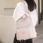 LOIJMK Umhängetaschen Kinder UK Beliebte Nylon Mädchen Beige Studenten Stifttasche im Rucksack Damen Schultaschen Umhängetaschen Damen Groß Messenger