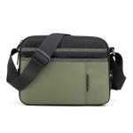 CHDWEY Umhängetaschen für Herren wasserdichte Nylon Umhängetasche for Männer Casual Small Business Messenger Bag Tragbare Multi-Tasche Reise Vielseitige Tasche Sack(Green)