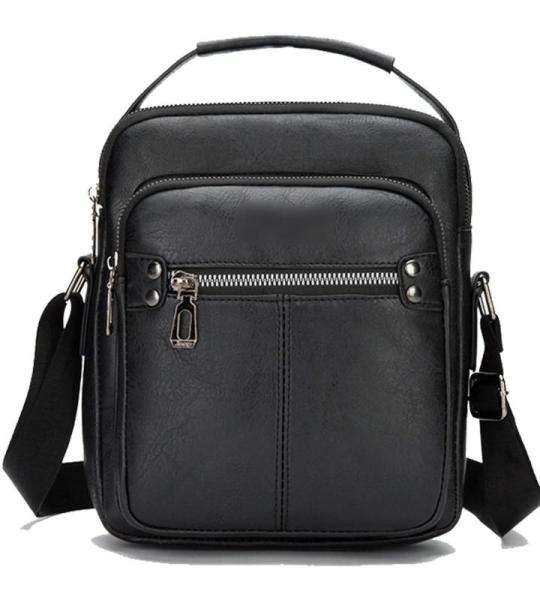 CHDWEY Umhängetaschen für Herren Männliche Handtasche Messenger Bag Luxus Geschäftsmann Handtasche Umhängetasche Pu. Kleine Crossbody-Tasche aus Leder Männer stilvolle Freize