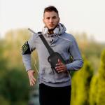 Rugzak met één schouder voor heren, schoudertas voor dames en heren, ademende mini-schoudertas, kleine lichte rugzak voor reizen, wandelen, fietsen, kamperen in de open lucht, #3