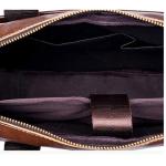 CHDWEY Umhängetaschen für Herren Männer Aktentaschen Anwalt Echtes Leder Handtasche Vintage Laptop Aktentasche Männlichen Computer Umhängetaschen Casual Herren Tasche Dokument