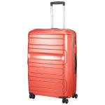 American Tourister Sunside - Spinner M uitbreidbare koffer blauw, Rood (sunset red), Spinner L uitbreidbaar (77 cm - 118 L)
