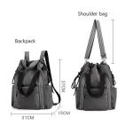 CHDWEY Umhängetaschen für Herren Yoga-Matt-Taschen Fitnessstudio Fitness-Gym-Schulter-Rucksack Sporttasche Kordelzug Sport Gymtas for weibliche Retro(Blue)