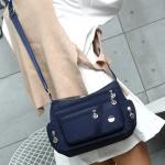 Nylon schoudertas, Multi Pocket Grotere Capaciteit Handtas, Casual Crossbody Handtas voor Vrouwen, Waterdichte Nylon Schouder Handtassen, Messenger Bag, Anti-Diefstal Tote Bag, mar