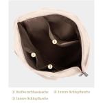 Tote Bag Dames Corduroy shopper tas dames grote schoudertas handtas dames met cosmeticatas voor winkelen, werken, reizen en school, beige