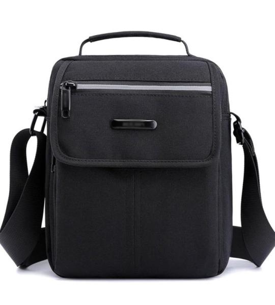 CHDWEY Umhängetaschen für Herren Mode Männer Handtasche Mann Schulter Messenger Bags Hohe Qualität Oxford Casual Bag Business Männliche Crossbody Taschen(Black)