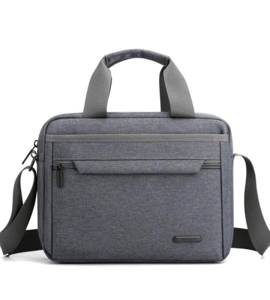 CHDWEY Umhängetaschen für Herren Männer Umhängetasche Aktentasche Crossbody Bag Hohe Qualität Mann Laptop Messenger Bag Nylon Lässige Männliche Geldbörse Handtaschen(Grijs)