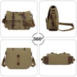 Heren en Dames Canvas Schoudertas Mannen Messenger Bag Werktas