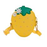 Kinder-Umhängetasche, süße Erdbeeren-Umhängetasche, Jungen und Mädchen, Babytasche, Wandertasche für Kinder