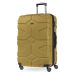 HAUPTSTADTKOFFER - X-Kölln - Hartschalen-Koffer Koffer Trolley Rollkoffer Reisekoffer, TSA, 76 cm, 107 Liter, Herbstgold matt