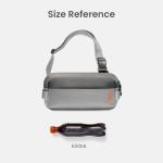 Compact Sling Bag, 4L Minimalistische Borsttas Schoudertas voor Mannen en Vrouwen, Waterafstotende Lichtgewicht Kleine Crossbody Schoudertas voor Vrije Tijd, Reizen