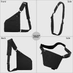 JXCTNNU Borstzak, upgrade, diefstalbestendige tas, anti-diefstal, multifunctionele rugzak, diefstalbestendige schoudertas, waterbestendig, vele tassen voor heren en dames
