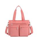 Einfache Tragetasche Mit Großem Fassungsvermögen For Damen, Einfarbig, Großer Rucksack Mit Mehreren Fächern, Strapazierfähig, Leicht, Vielseitige Schultertasche Mit Mehreren T