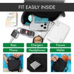 Crossbody tas voor mobiele telefoon, waterdichte borsttas met ritssluiting, kleine schoudertas voor heren, anti-diefstal schoudertas, voor dagelijks gebruik, reizen, enz, zwart, He