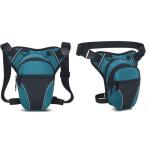 YDYAENIO Motorrad Beintasche Herren Beintasche for Männer und Frauen, Oberschenkeltasche mit Beingurt, wasserdichte Gürteltasche(Black)