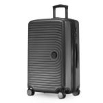 HAUPTSTADTKOFFER Midden grote harde koffer, TSA, 4 wielen, check-in bagage met 8 cm volumevergroting, 77 cm, 130 liter, grafiet, grafietgrijs, kofferset