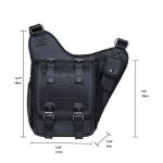 KAUKKO Canvas Tactical Vintage Borsttas Tactical Schoudertas