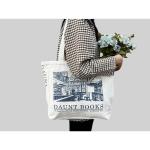 Draagtas, Draagtassen Dames, Boodschappentas, Schoudertas Stoffen Tas, Katoenen Tas, Jute Tas, Met Vintage Print, Canvas Tote Bag om te winkelen School