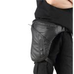 YDYAENIO Motorrad Beintasche Herren Drop Taille Bein Tasche Motorrad Tasche Regendicht Reflektierende Oberschenkel Gürtel Reise Fanny Pack(Black)
