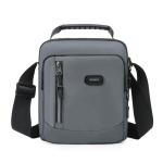 CHDWEY Umhängetaschen für Herren Umhängetasche männliche Mode Männer Tasche Freizeit Crossbody Bag Geschäft Vielseitige Handtasche Teenager Reisen Messenger Bag(Grijs)