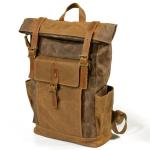 Stoffen tas rugzak casual reistas grote capaciteit canvas tas herentas rugzak (D eenheidsmaat)