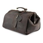 Greenland Nature Westcoast Dokterskoffer leer 40 cm, Brown met riem