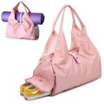CHDWEY Umhängetaschen für Herren Yoga Matt Tasche Gym Fitness Taschen for Frauen Männer Training Reisen Nylon Outdoor Sports(Black)