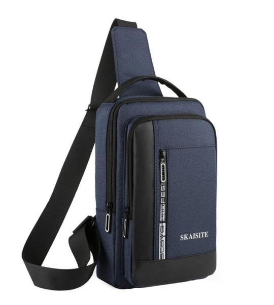 Asija Schoudertas voor heren, borsttas, crossbody bag, sling bag, borsttas, schoudertas, crossbody bag, heren, schoudertas, heren, voor wandelen, fietsen, reizen
