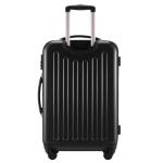 HAUPTSTADTKOFFER Alex Hand, 55 x 38 x 23 cm, TSA, 4 wielen, 42 liter, reiskoffer, hardshellkoffer, rolkoffer, boordkoffer, zwart, kofferset