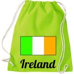 Shirtinstyle Gymtas gymtas tas tas rugzak land Ierland Ierland