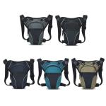 YDYAENIO Motorrad Beintasche Herren Beintasche for Männer und Frauen, Oberschenkeltasche mit Beingurt, wasserdichte Gürteltasche(Deep Blue)