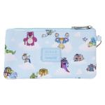 Toy Story Movie Collab All Over Print Nylon Polsband Portemonnee Blauw, Blauw, Eén maat