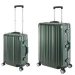 Travelhouse London T1169 Hardshell koffer met aluminium frame, verschillende maten en kleuren London T1169, groen