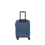 Travelite Koffer met 4 wielen, 3-delig, maten L/M/S, bagage serie Bali: ABS hardshell trolleys, blauw, Harde handbagage trolley met 4 wielen