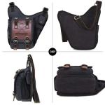 KAUKKO Canvas Tactical Vintage Borsttas Tactical Schoudertas