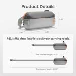 Compact Sling Bag, 4L Minimalistische Borsttas Schoudertas voor Mannen en Vrouwen, Waterafstotende Lichtgewicht Kleine Crossbody Schoudertas voor Vrije Tijd, Reizen