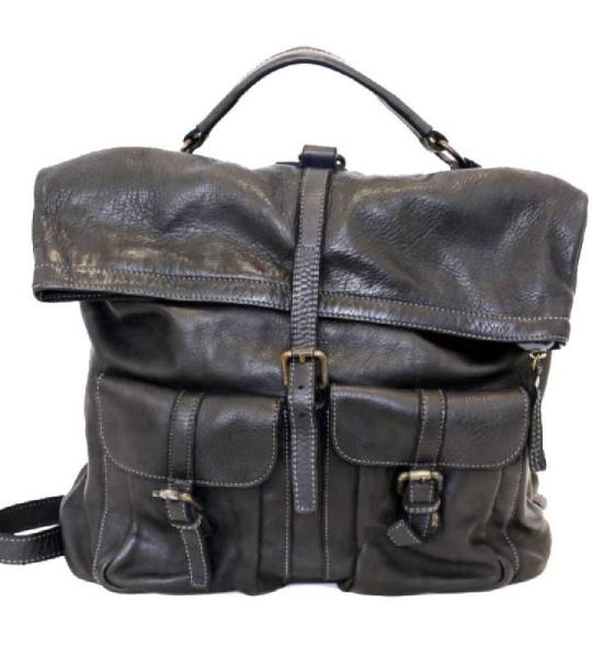 BZNA Bag Yago zwarte backpacker designer rugzak dameshandtas schoudertas leer nappa Italië nieuw