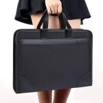 CHDWEY Umhängetaschen für Herren Dokumententasche Canvas Büro Männer Tragetaschen Geschäft Mehrschichtige Oxford Aktentasche Weiblich Einfaches Informationspaket