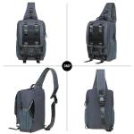 KAUKKO Canvas Tactical Vintage Borsttas Tactical Schoudertas