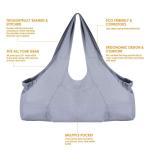 CHDWEY Umhängetaschen für Herren Reißverschluss Tanzkleid Schulter Seitentasche Yoga Matt Tasche Feste Lagerung Sling Sport Gym Große Kapazität Träger Fitness Yoga Matte Tasc