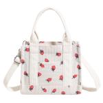 TIAASTAP Cord Tote Bag, esthetische kleine handtas voor dames, schoudertas, corduroy hobo bag met ritssluiting, schooltas, esthetische schoudertas, handtassen met veel vakken, voor